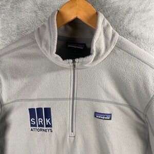 Patagonia Quarter Zip Fleece Pullover Mens XL Outdoor Performance Law Firm Logo